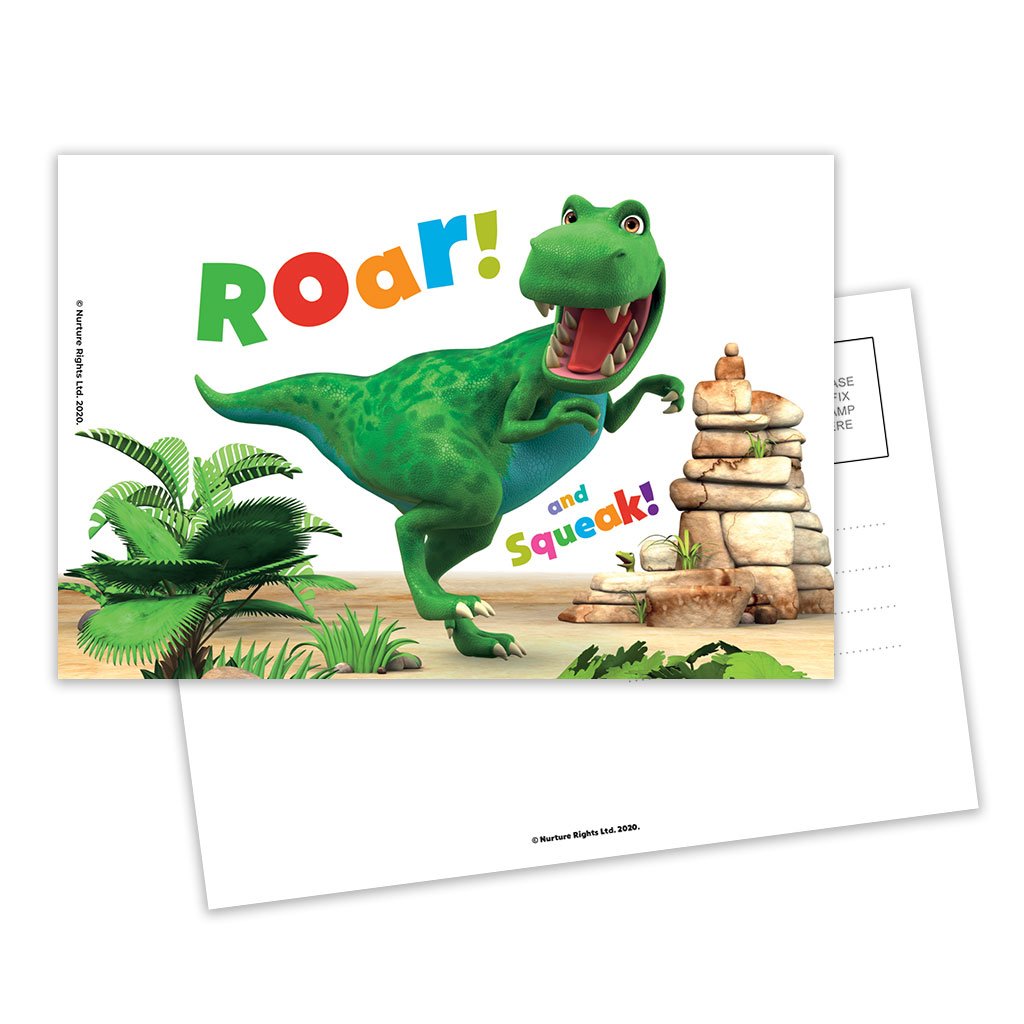 Dinosaur Roar Scenes Postcard