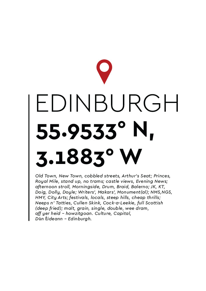 YAH003 You Are Here - Edinburgh