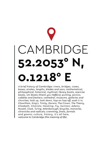 YAH008 You Are Here - Cambridge