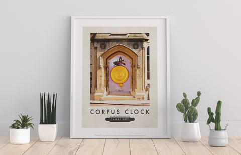 Corpus Clock, Cambridge - 11X14inch Premium Art Print
