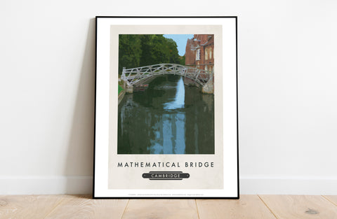 Mathematical Bridge, Cambridge - 11X14inch Premium Art Print