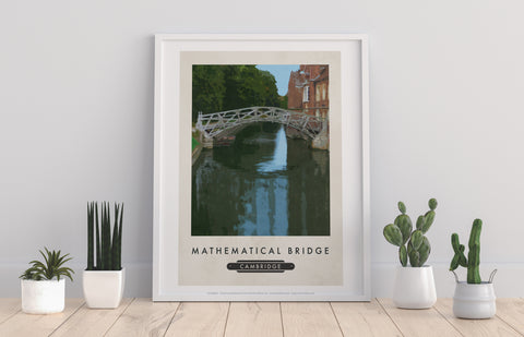 Mathematical Bridge, Cambridge - 11X14inch Premium Art Print