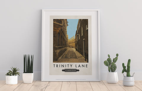 Trinity Lane, Cambridge - 11X14inch Premium Art Print