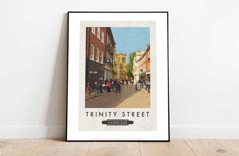 Trinity Street, Cambridge - 11X14inch Premium Art Print