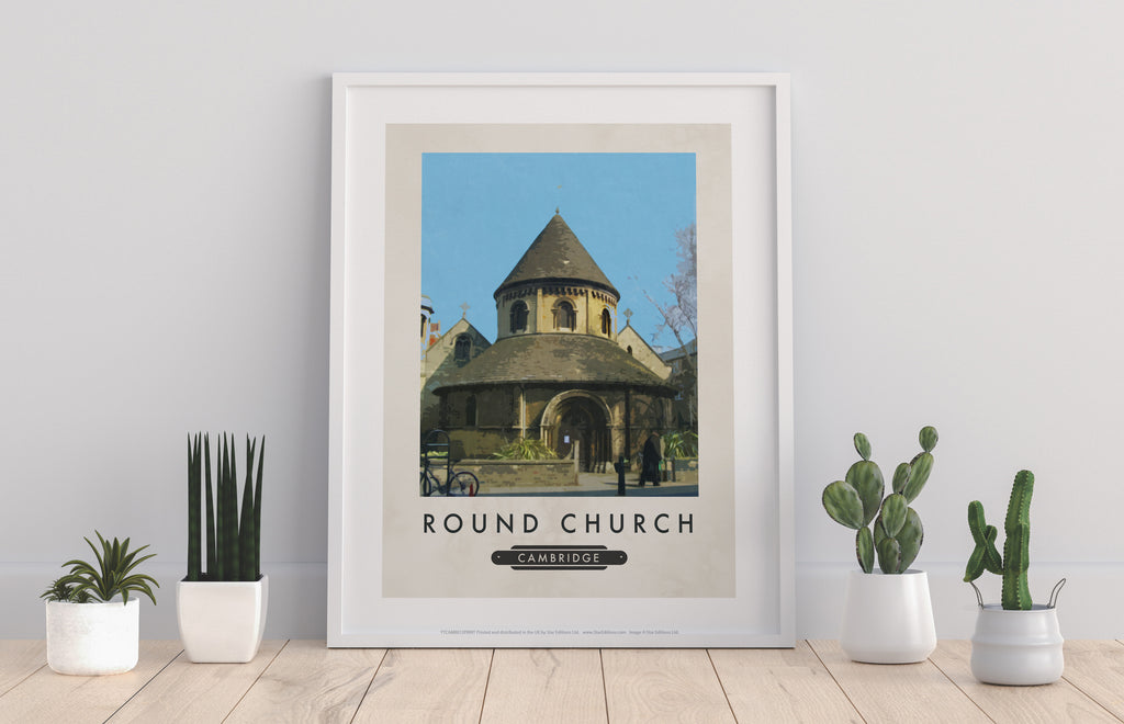 Round Church, Cambridge - 11X14inch Premium Art Print