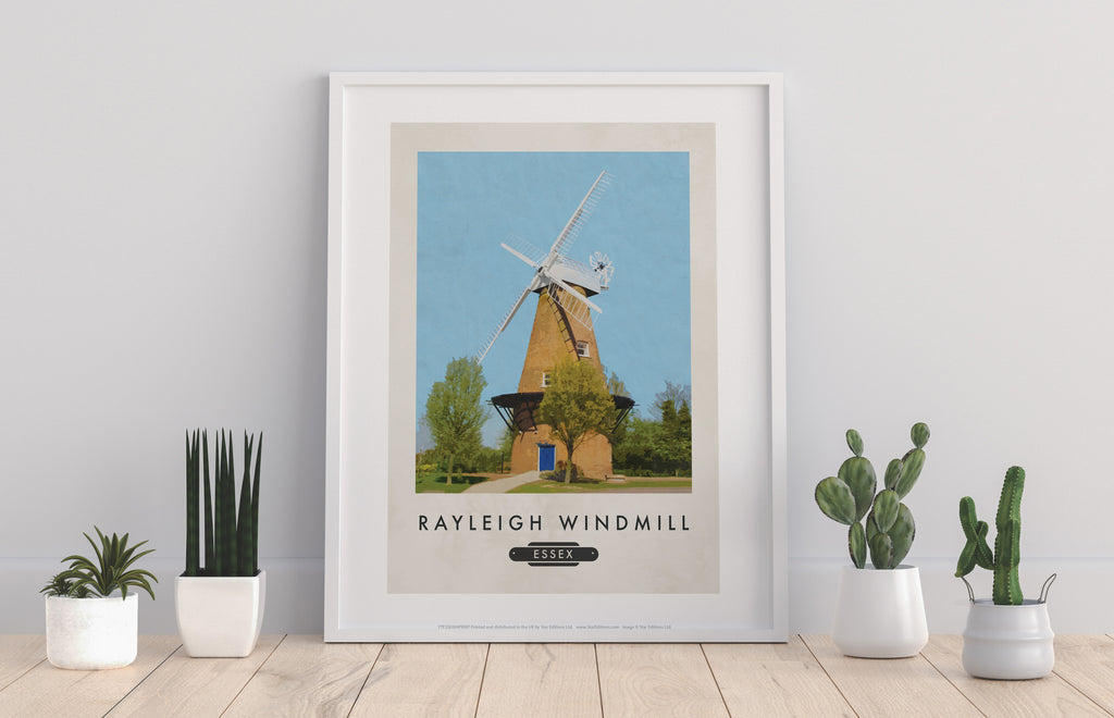 Rayleigh Windmill, Essex - 11X14inch Premium Art Print