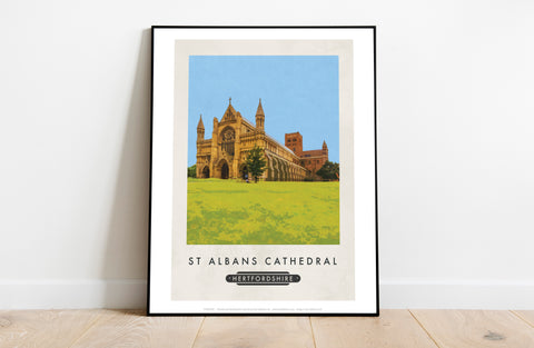 St Albans Cathedral, Hertfordshire - Premium Art Print
