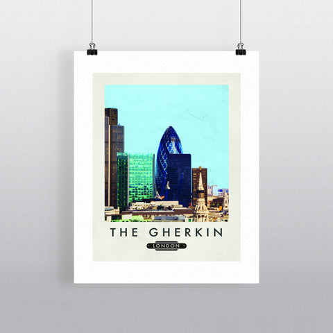 The Gherkin, London 11x14 Print