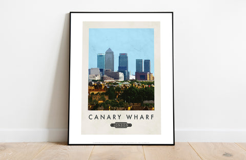Canary Wharf, London - 11X14inch Premium Art Print