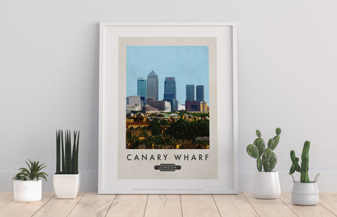 Canary Wharf, London - 11X14inch Premium Art Print