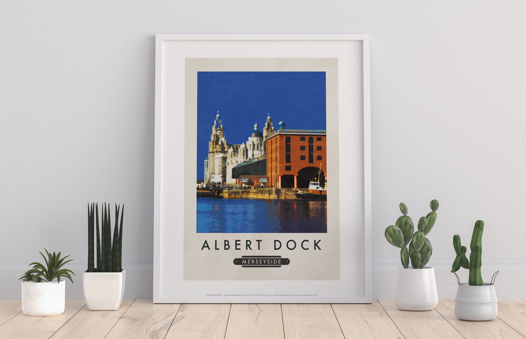 Albert Dock, Merseyside - 11X14inch Premium Art Print