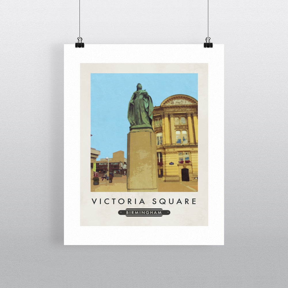 Victoria Square, Birmingham 11x14 Print