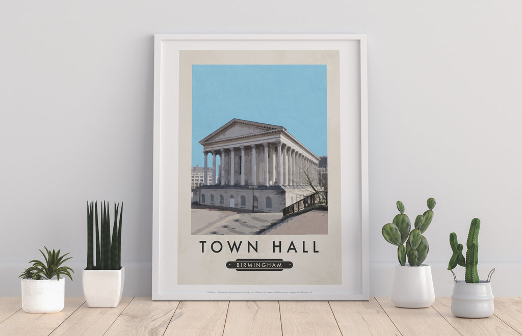 Town Hall, Birmingham - 11X14inch Premium Art Print