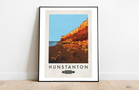 Hunstanton, Nofolk - 11X14inch Premium Art Print