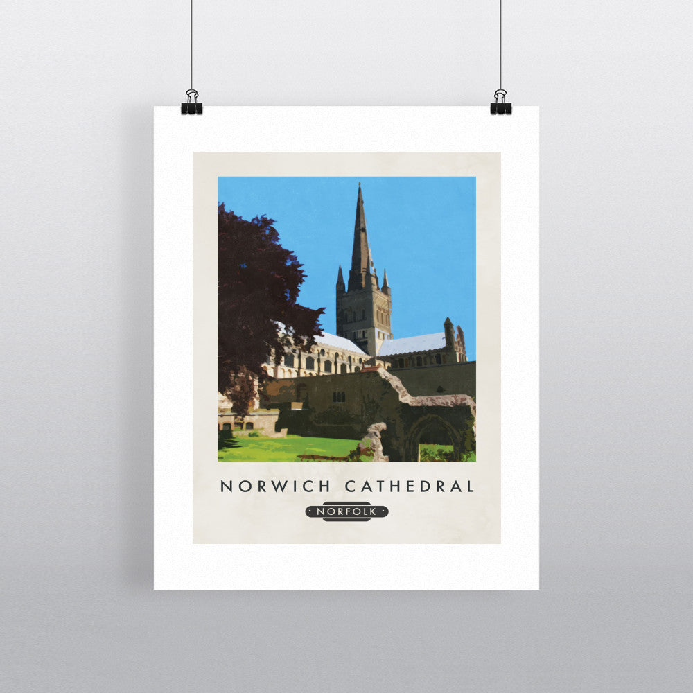 Norwich Cathedral, Norfolk 11x14 Print