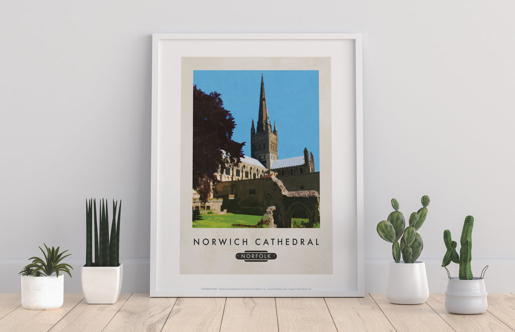 Norwich Cathedral, Norfolk - 11X14inch Premium Art Print