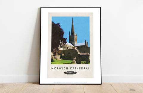 Norwich Cathedral, Norfolk - 11X14inch Premium Art Print