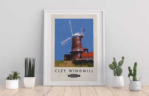 Cley Windmill, Norfolk - 11X14inch Premium Art Print