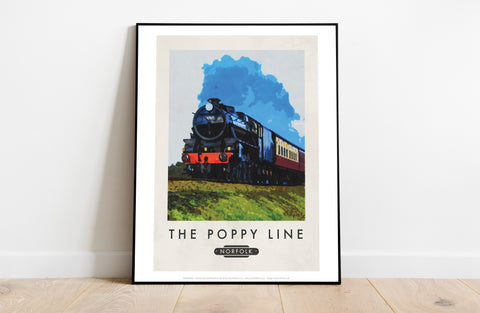 The Poppy Line, Norfolk - 11X14inch Premium Art Print