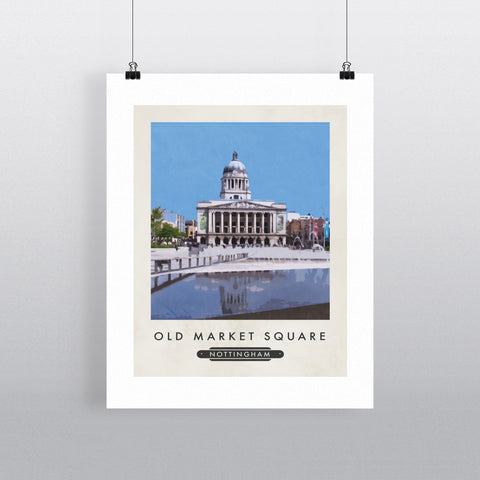 Old Market Square, Nottingham 11x14 Print