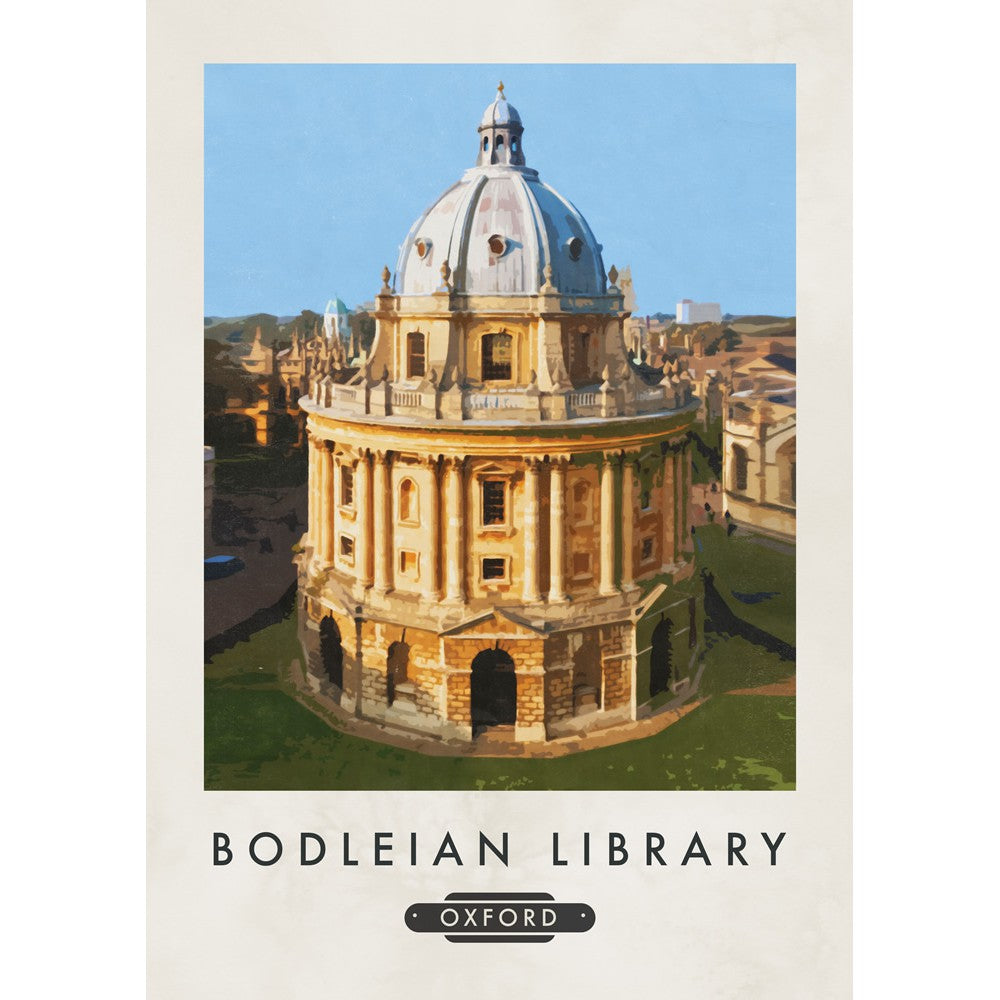 The Bodleian Library, Oxford 16" x 20" Matte Mounted Print