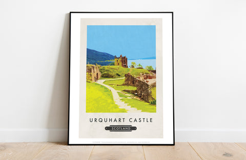 Urquhart Castle, Scotland - 11X14inch Premium Art Print