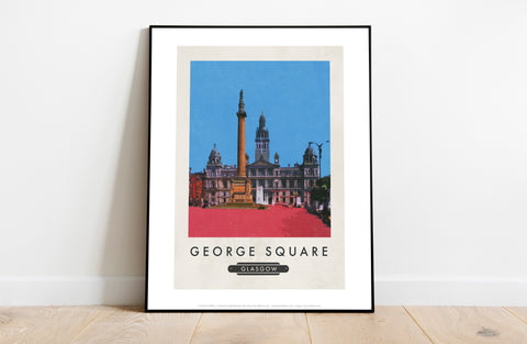 George Square, Glasgow - 11X14inch Premium Art Print