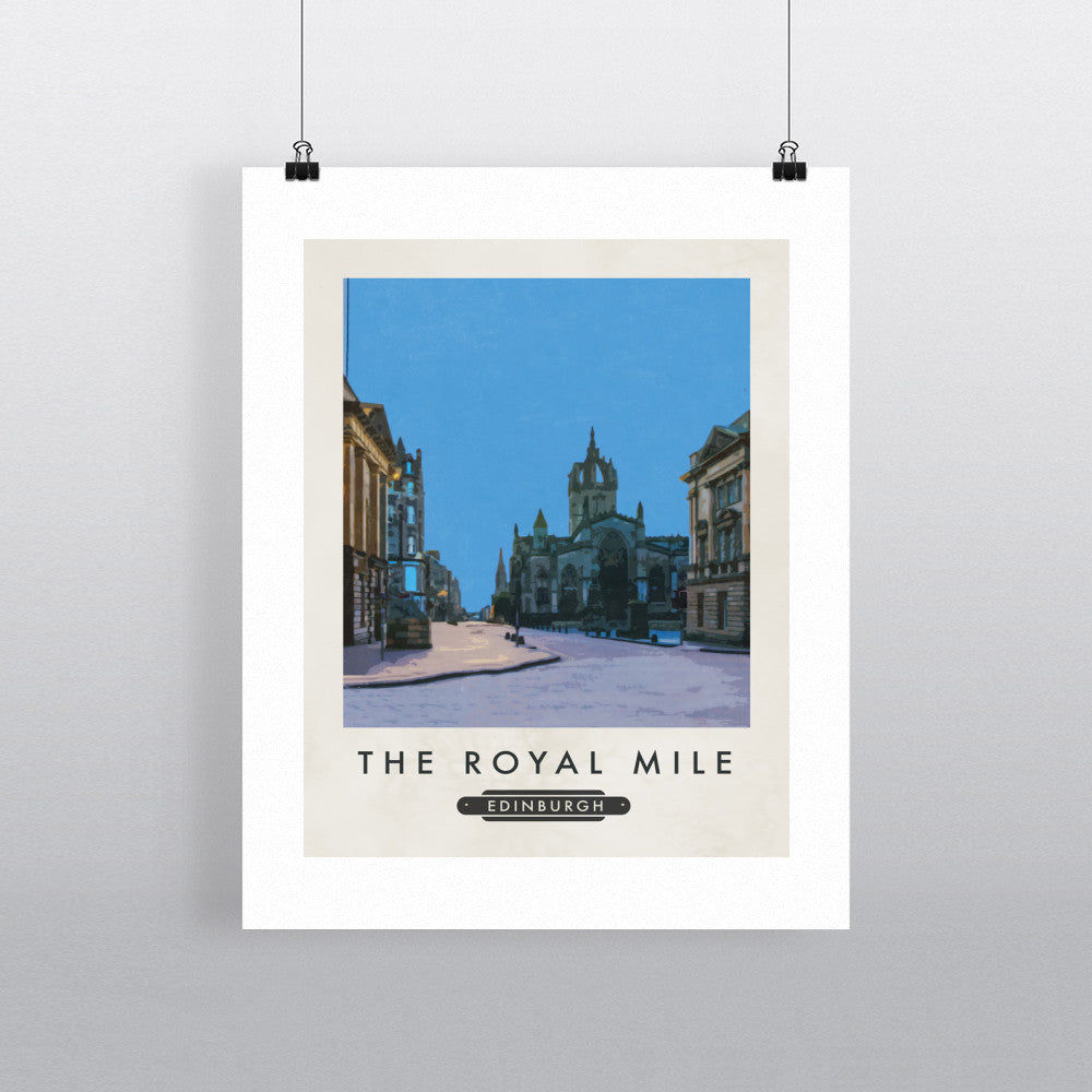 The Royal Mile, Edinburgh, Scotland 11x14 Print