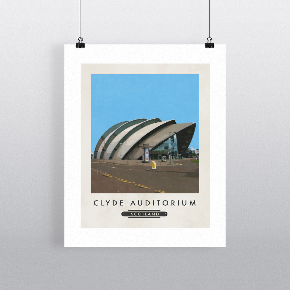 Clyde Auditorium, Scotland 11x14 Print