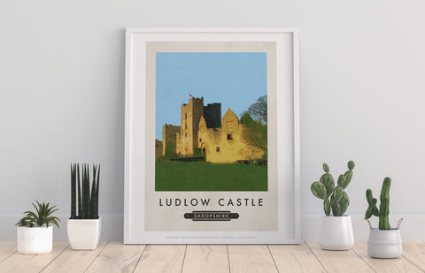 Ludlow Castle, Shropshire - 11X14inch Premium Art Print