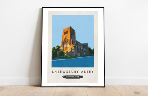 Shrewsbury Abbey, Shropshire - 11X14inch Premium Art Print
