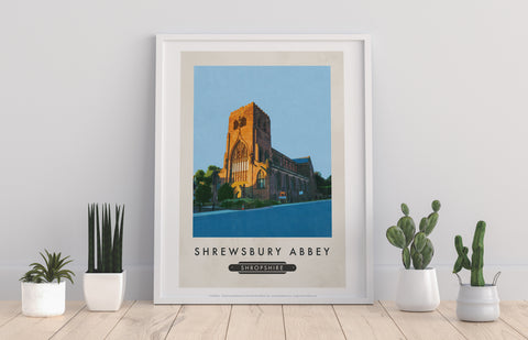 Shrewsbury Abbey, Shropshire - 11X14inch Premium Art Print