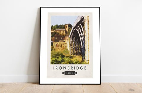 Ironbridge, Shropshire - 11X14inch Premium Art Print
