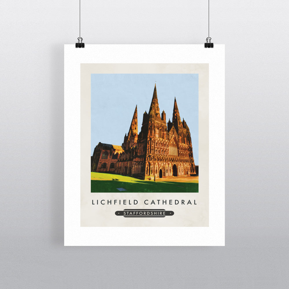 Lichfield Cathedral, Staffordshire 11x14 Print