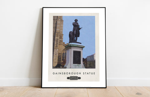 Gainsborough Statue, Suffolk - 11X14inch Premium Art Print