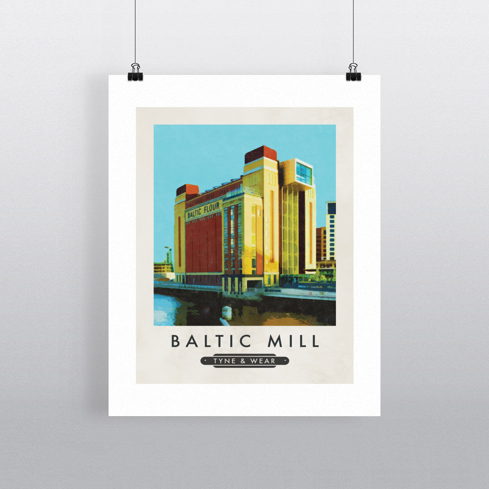 The Baltic Mill, Newcastle-Upon-Tyne 11x14 Print