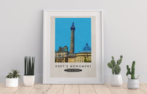 Greys Monument, Tyne And Wear - 11X14inch Premium Art Print