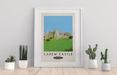 Carew Castle, Cymru - 11X14inch Premium Art Print