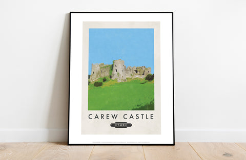 Carew Castle, Cymru - 11X14inch Premium Art Print