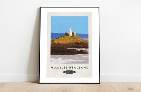 Mumbles Headland, Swansea - 11X14inch Premium Art Print