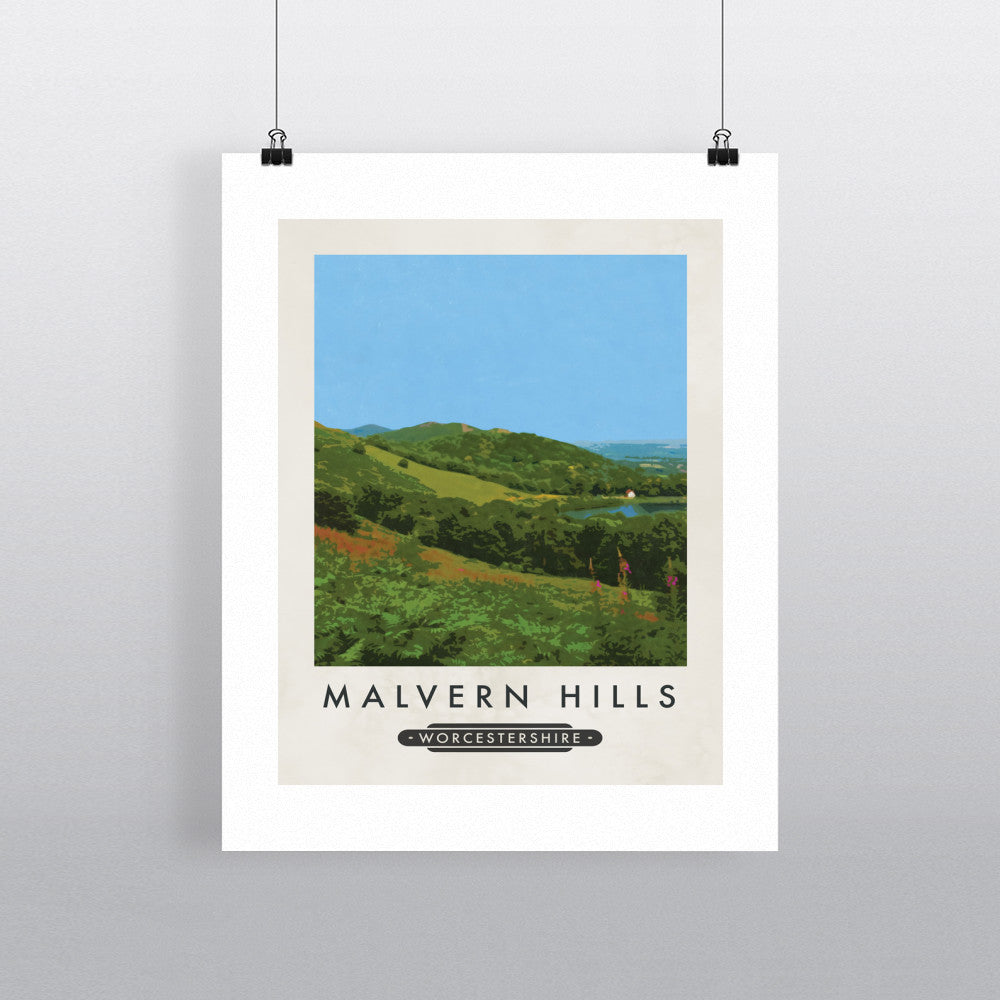 The Malvern Hills, Worcestershire 11x14 Print