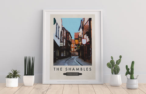 The Shambles, Yorkshire - 11X14inch Premium Art Print
