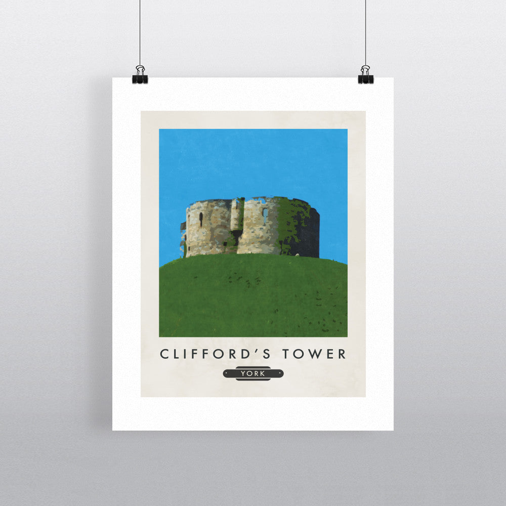 Cliffords Tower, Yorkshire 11x14 Print