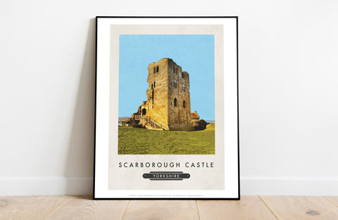 Scarborough Castle, Yorkshire - 11X14inch Premium Art Print